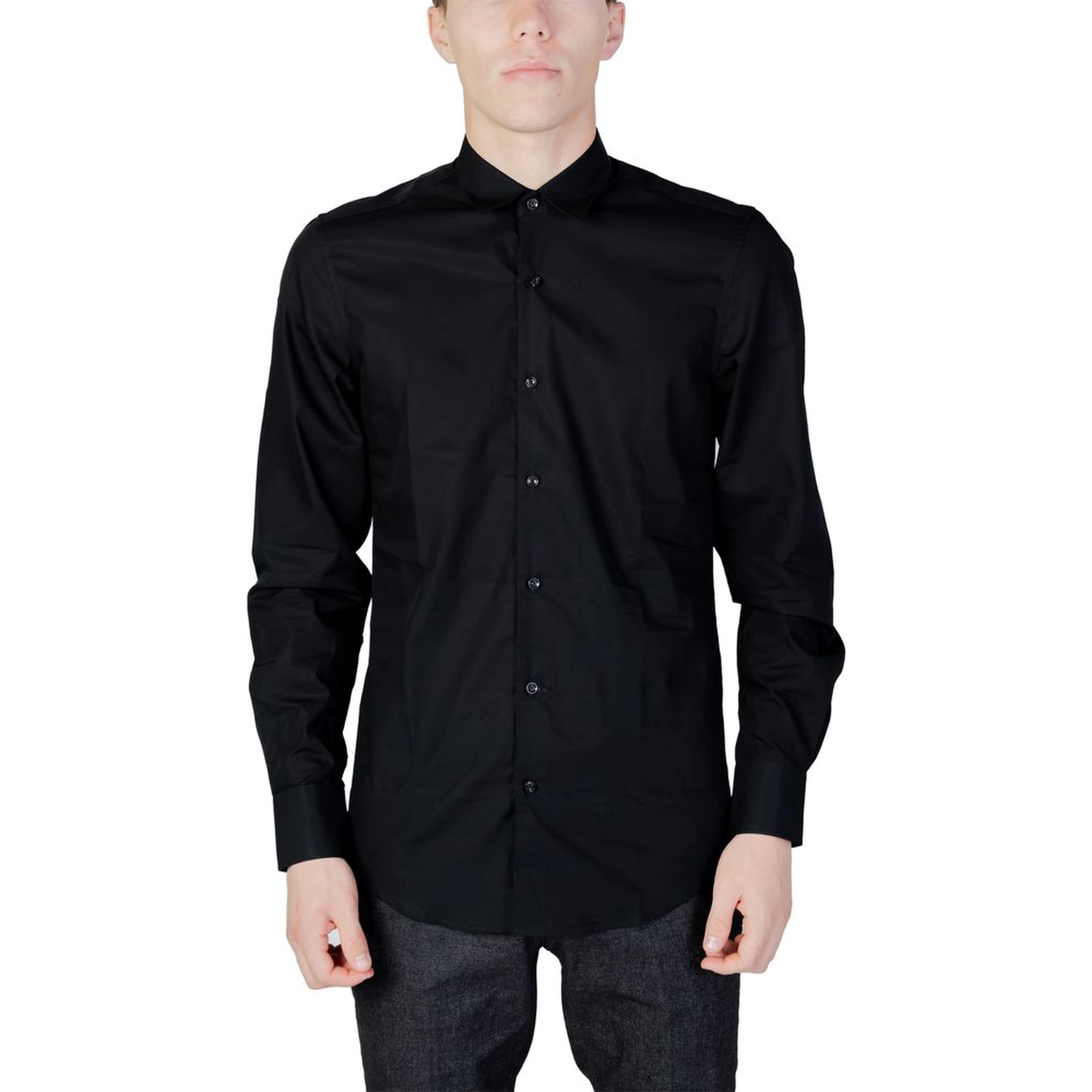 Black Cotton Shirt