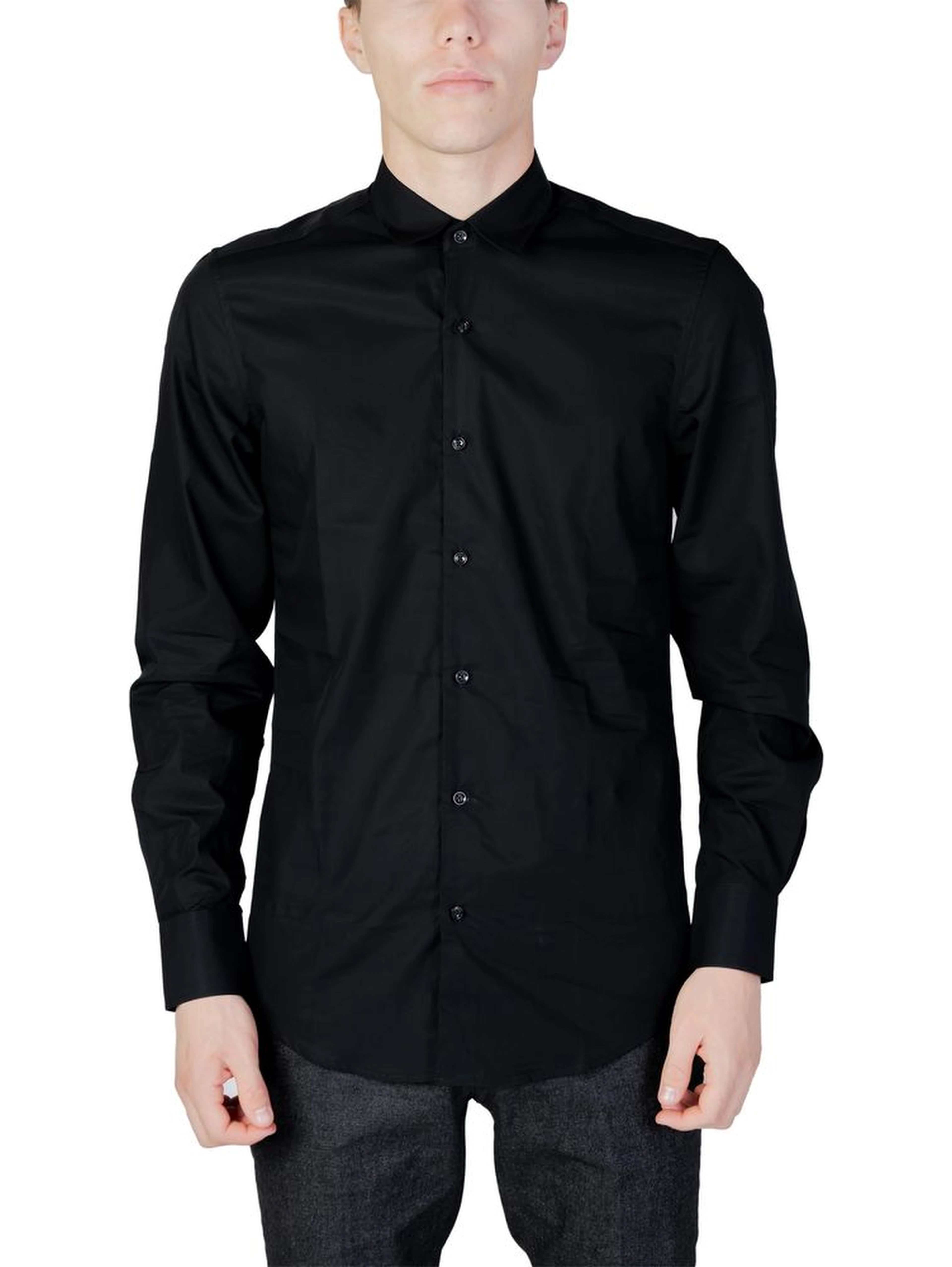 Black Cotton Shirt