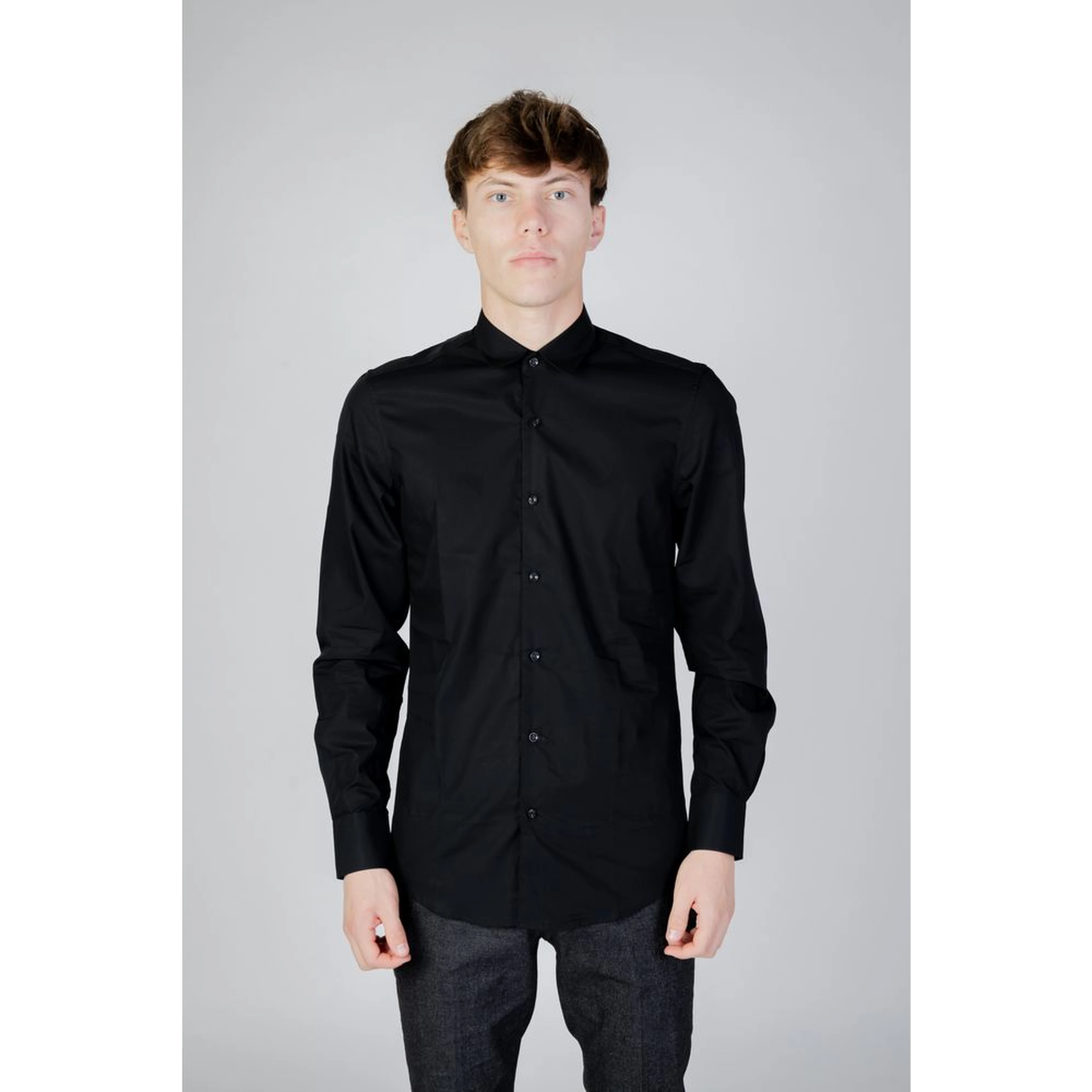 Black Cotton Shirt
