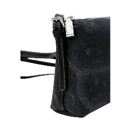 Black Polyester Handbag