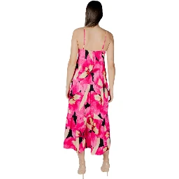 Multicolor Viscose Long Dress