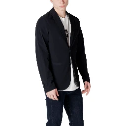 Black Cotton Blazer