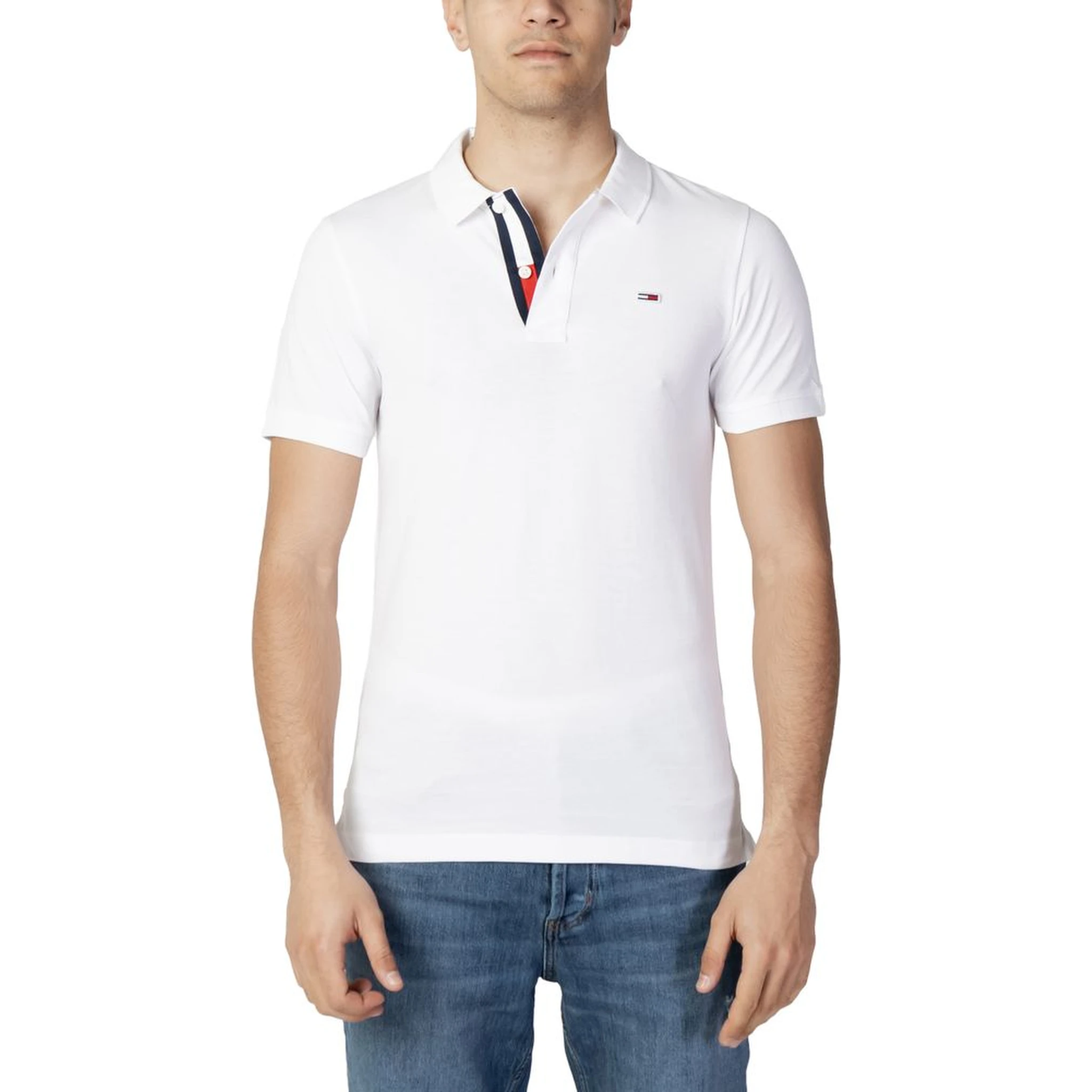 White Cotton Polo Shirt