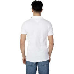 White Cotton Polo Shirt