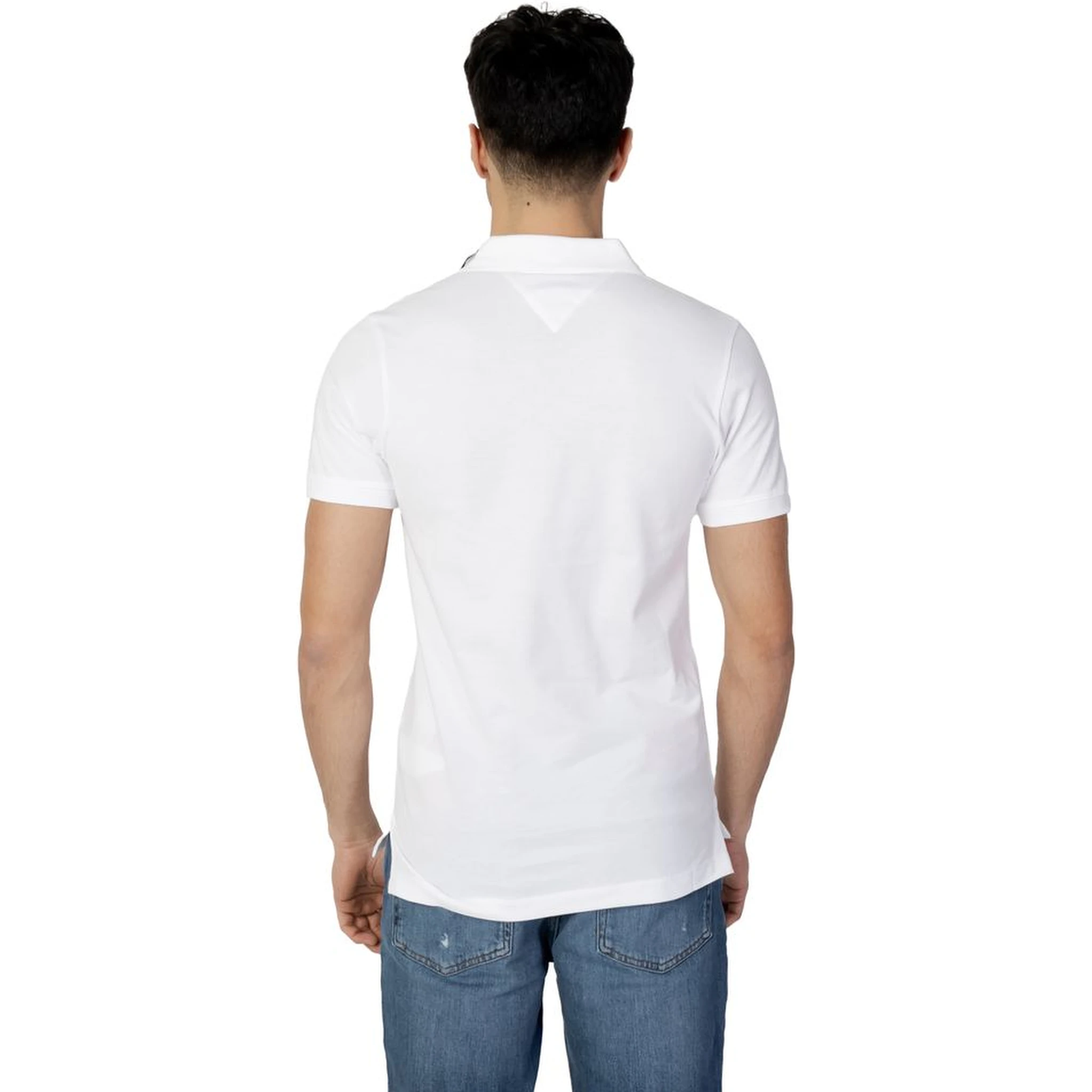 White Cotton Polo Shirt