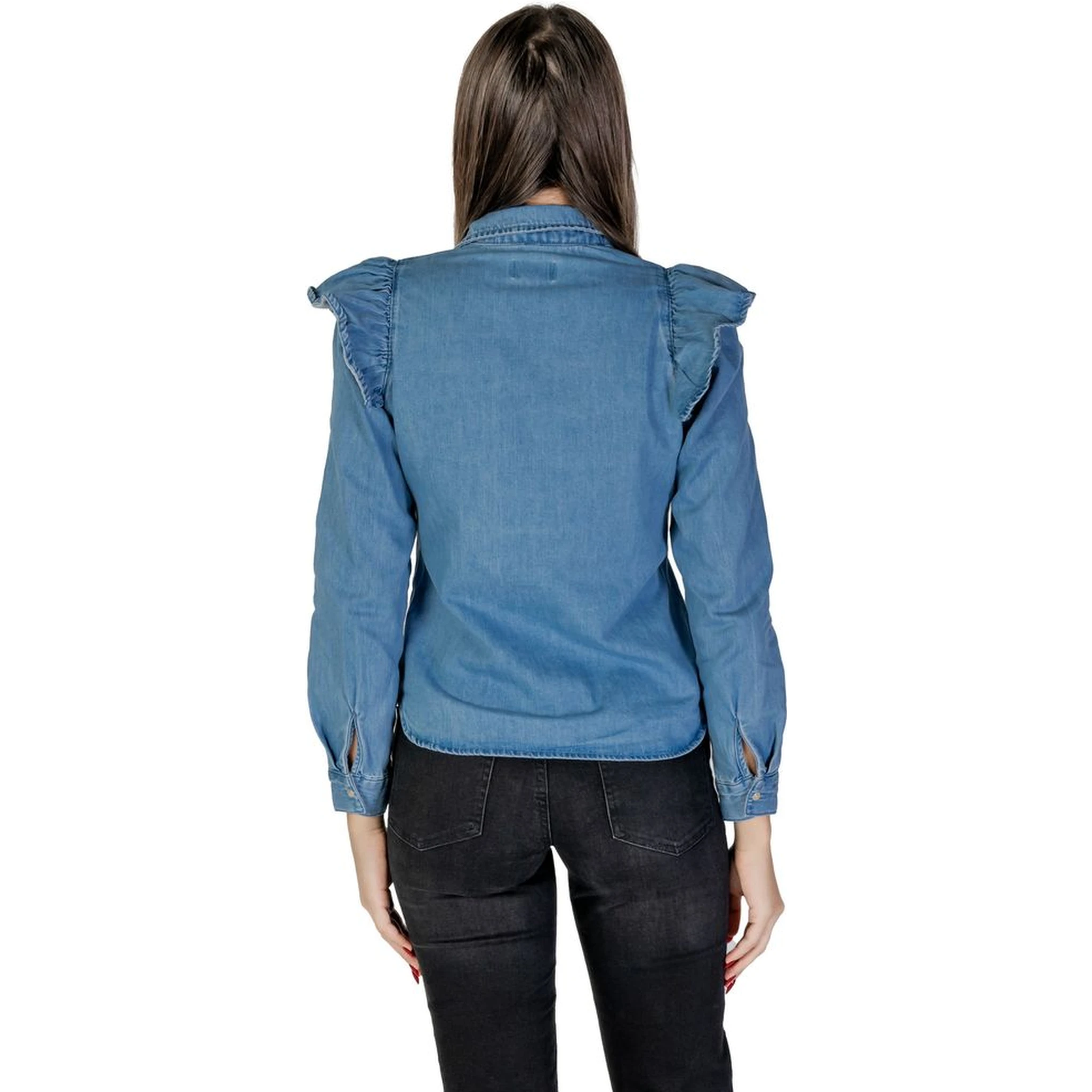 Blue Cotton Blouse