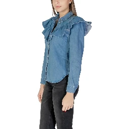 Blue Cotton Blouse