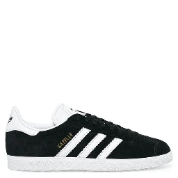 Black Leather Low Top Sneakers