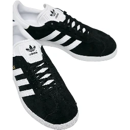 Black Leather Low Top Sneakers