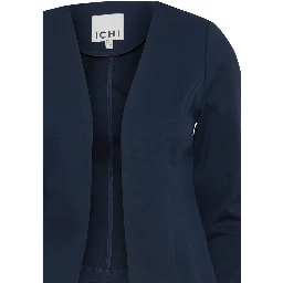 Blue Polyester Blazer