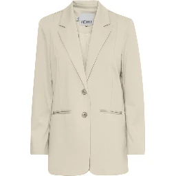 Beige Recycled Polyester Blazer