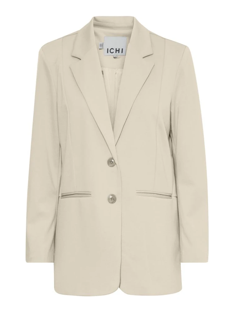 Beige Recycled Polyester Blazer