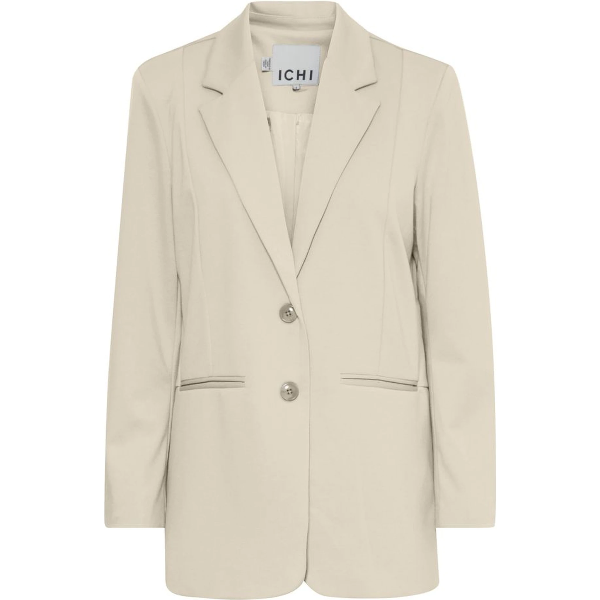 Beige Recycled Polyester Blazer