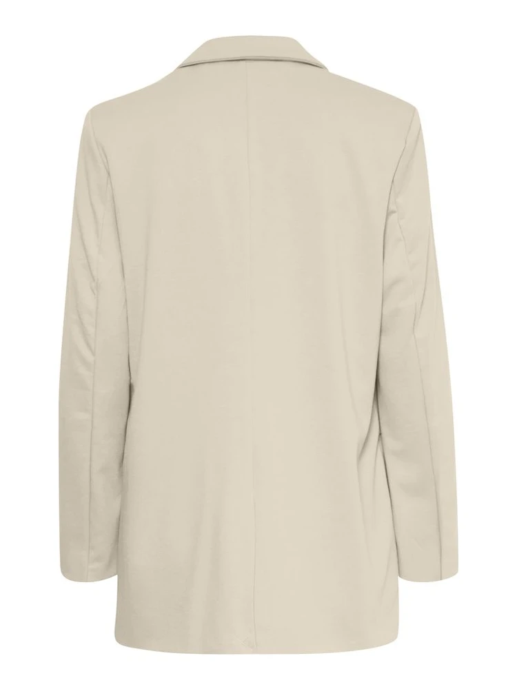 Beige Recycled Polyester Blazer alternative