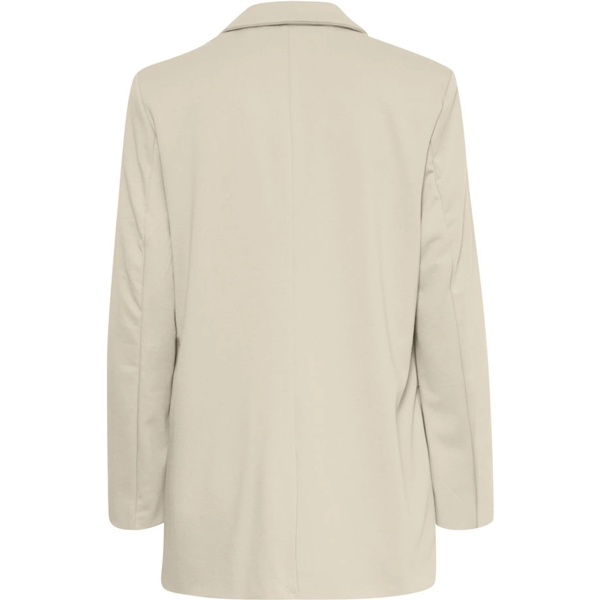 Beige Recycled Polyester Blazer