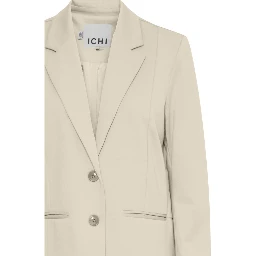 Beige Recycled Polyester Blazer