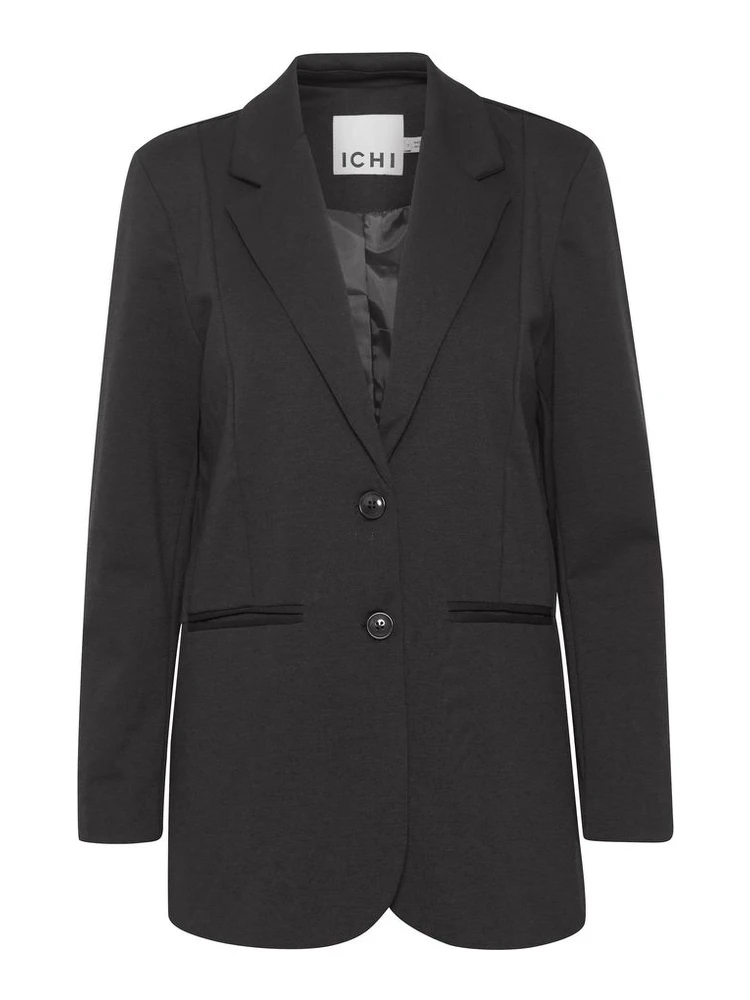 Black Recycled Polyester Blazer