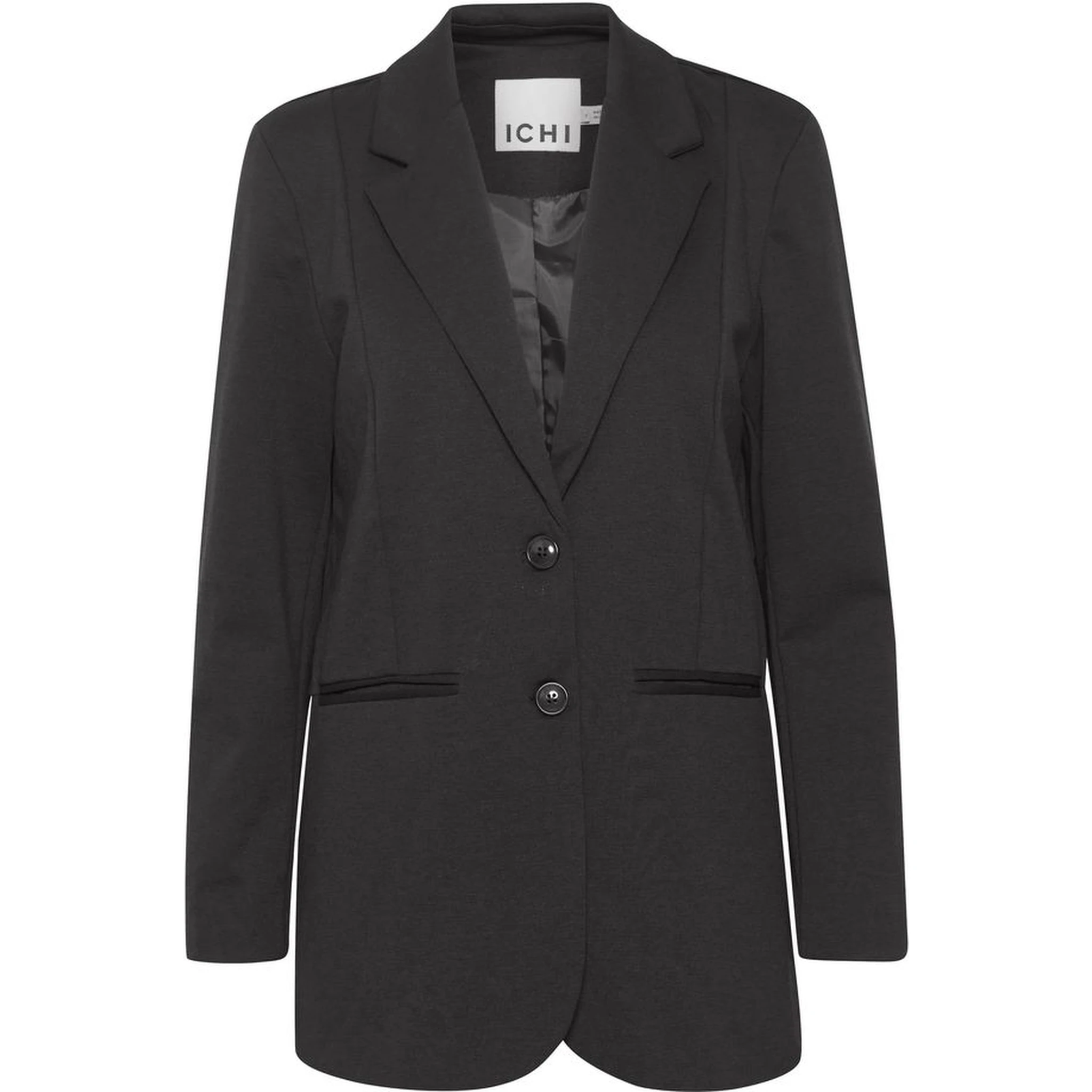 Black Recycled Polyester Blazer