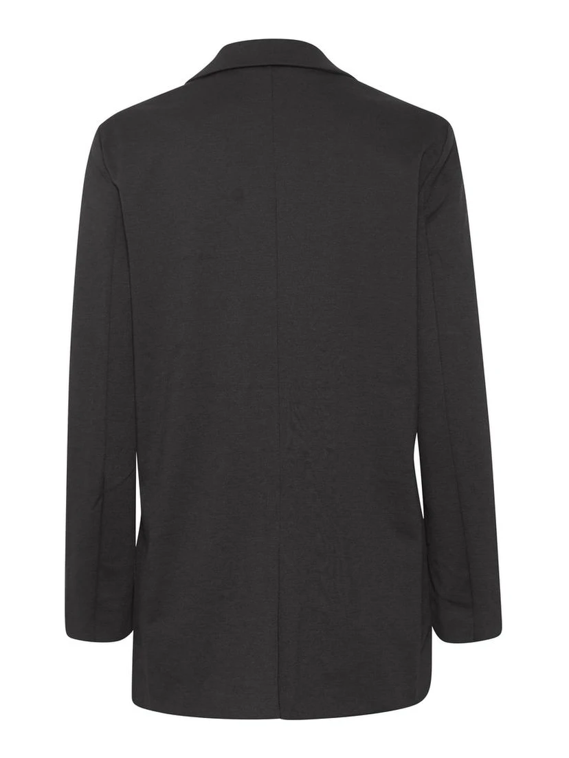 Black Recycled Polyester Blazer