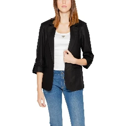 Black Linen Blazer