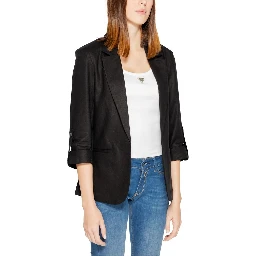 Black Linen Blazer