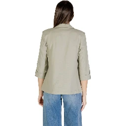 Green Linen Blazer