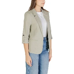 Green Linen Blazer