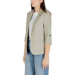 Green Linen Blazer