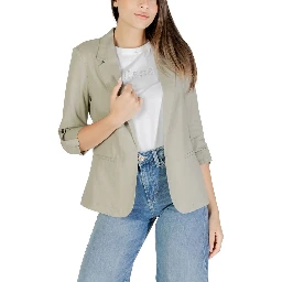 Green Linen Blazer
