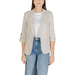 Beige Linen Blazer