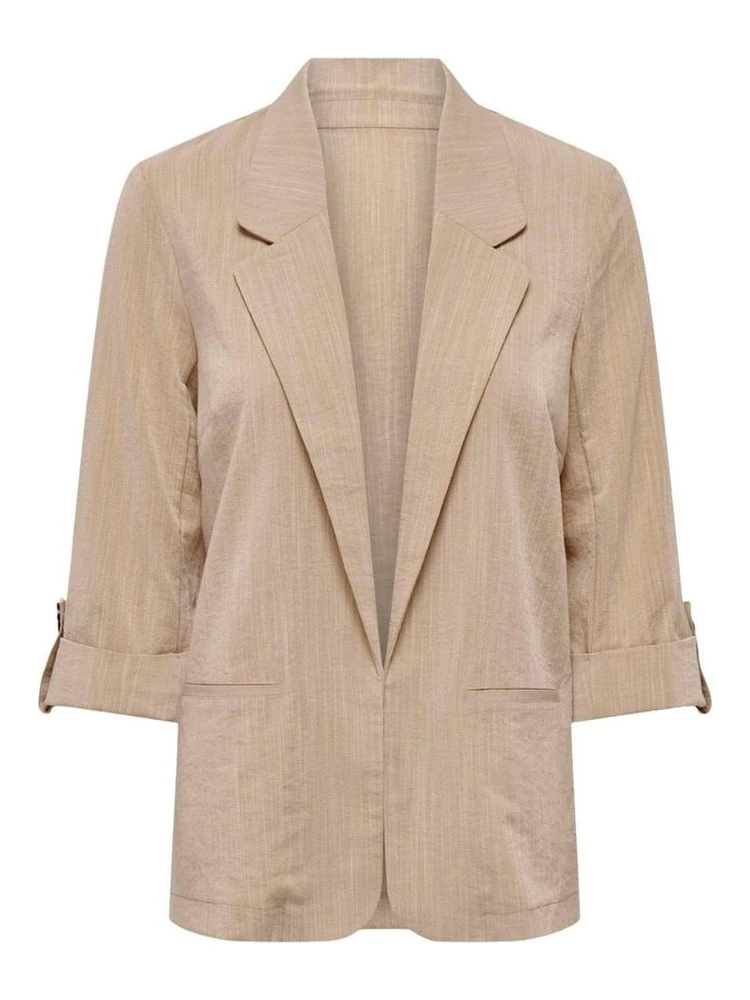 Beige Viscose Blazer