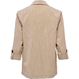 Beige Viscose Blazer