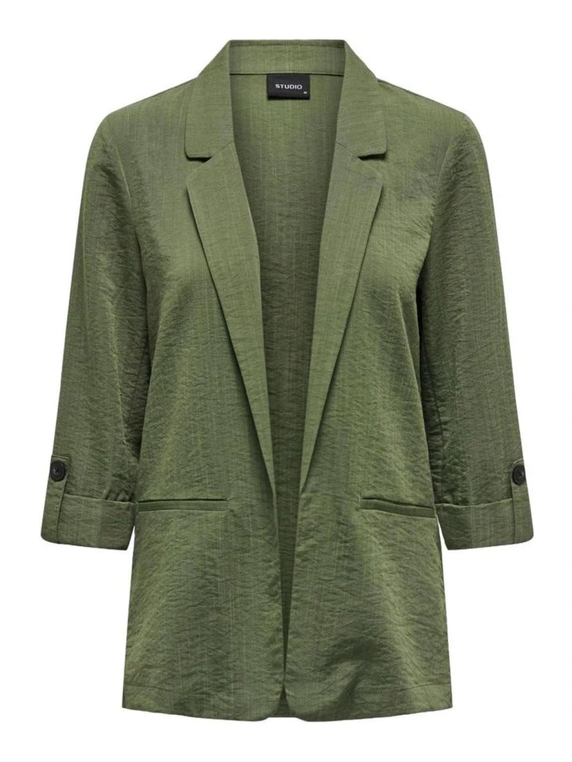 Green Viscose Blazer