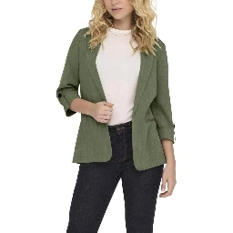 Green Viscose Blazer