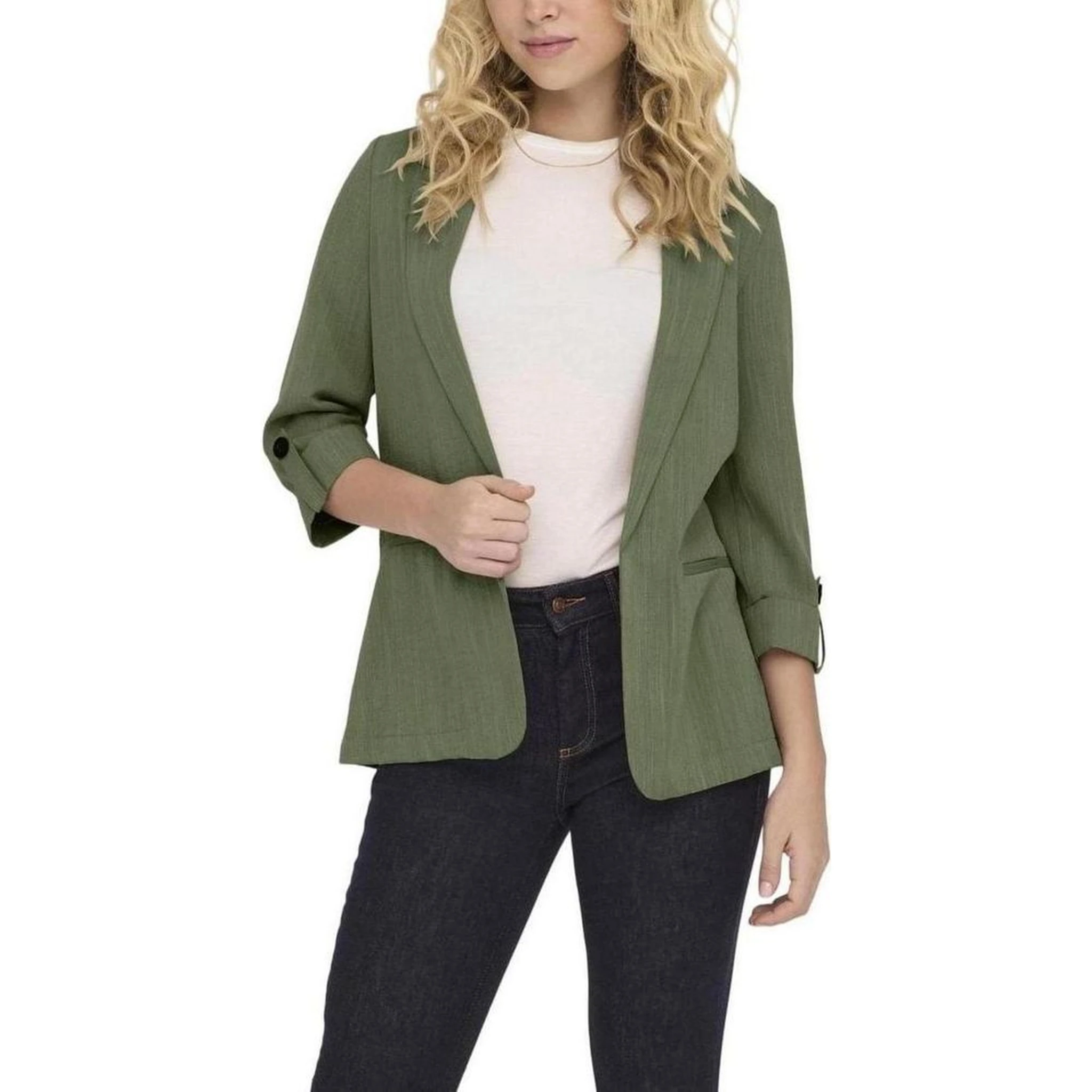 Green Viscose Blazer