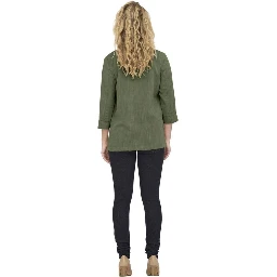 Green Viscose Blazer