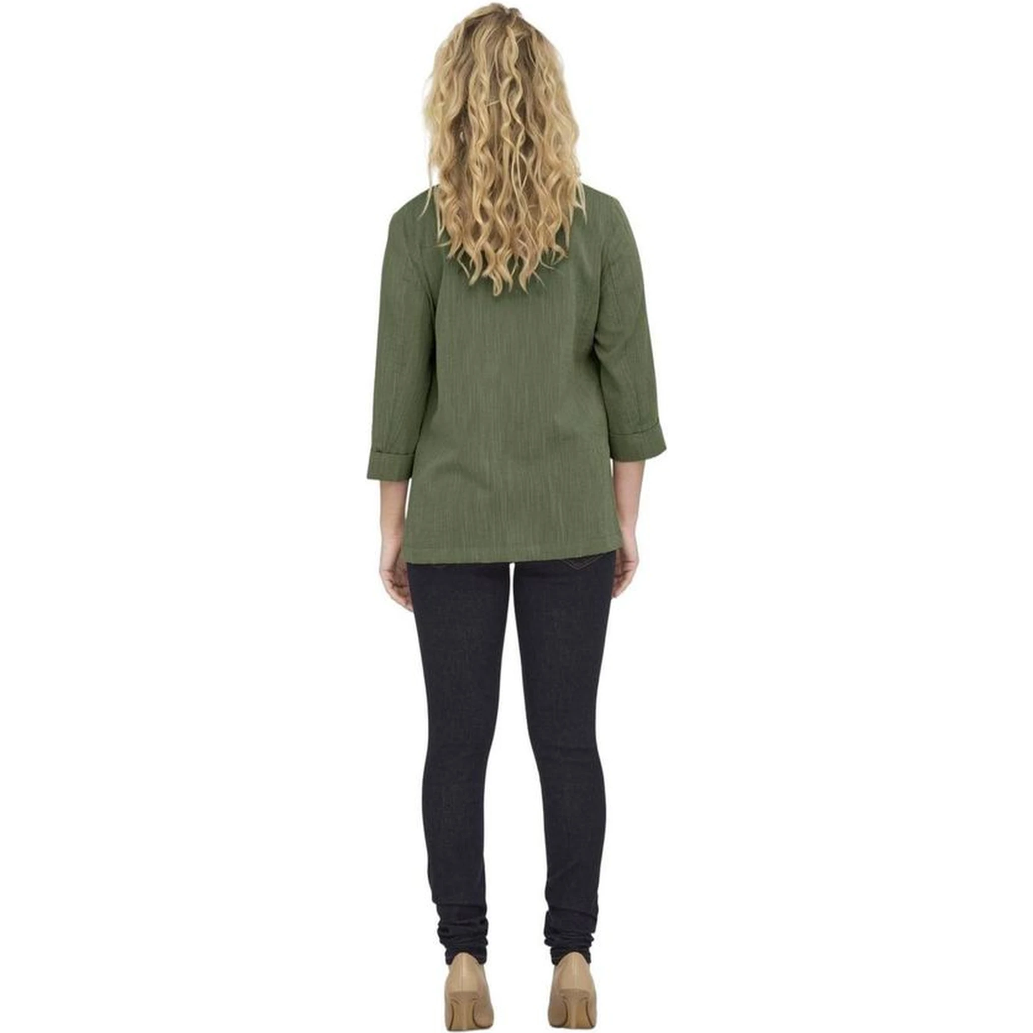 Green Viscose Blazer