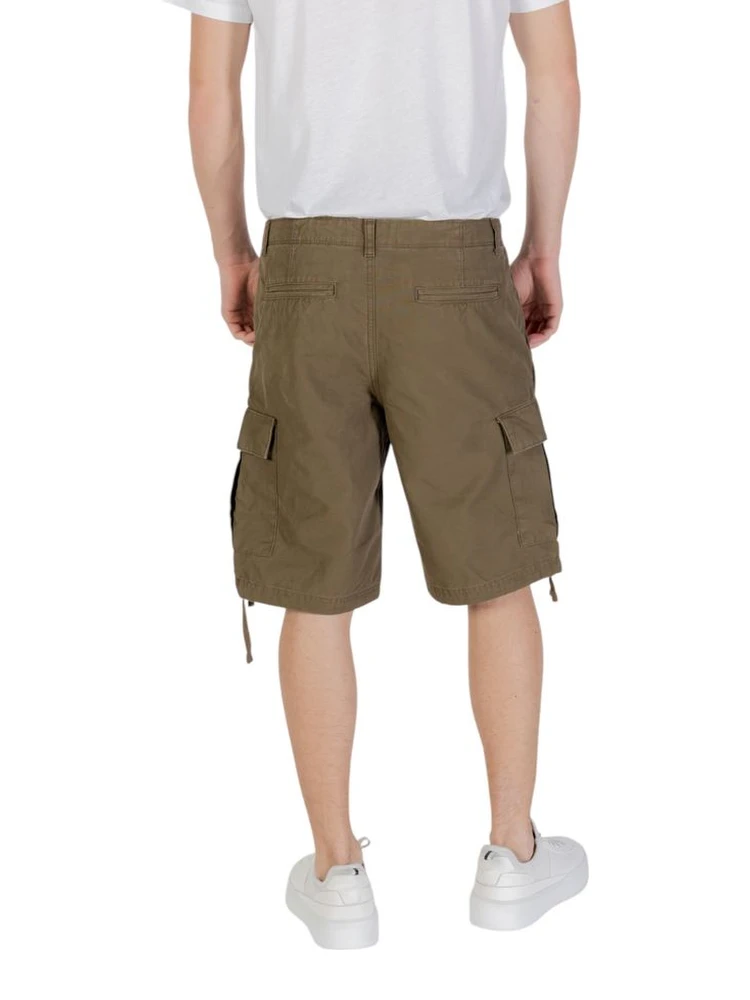 Green Cotton Bermuda Shorts alternative