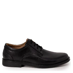 Black Leather Oxfords And Derbies