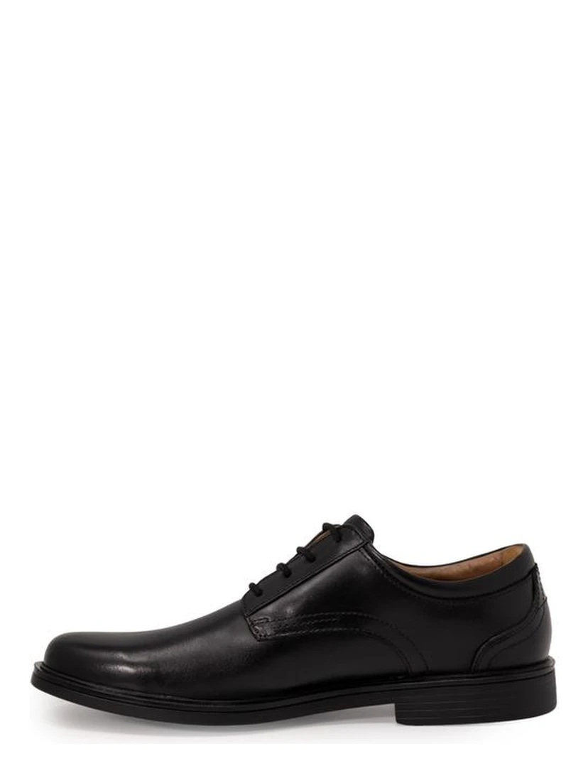 Black Leather Oxfords And Derbies