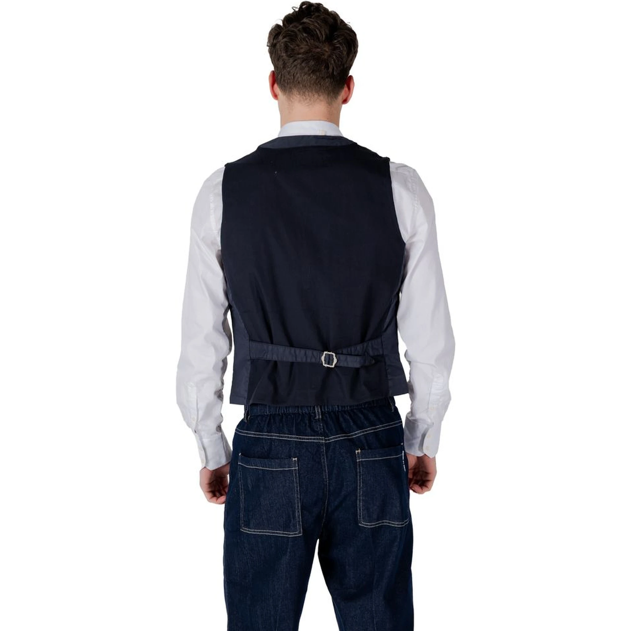 Blue Cotton Waistcoat
