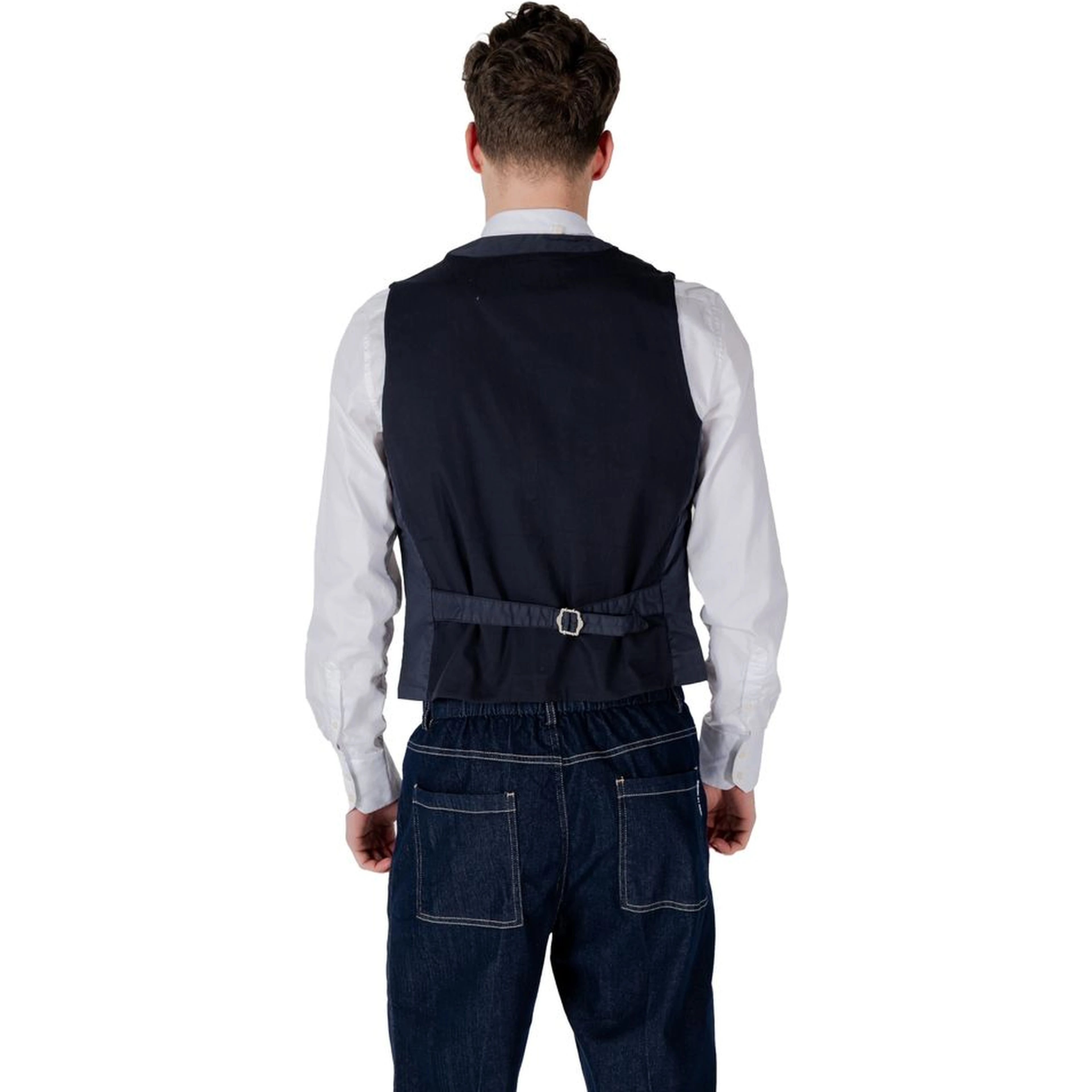 Blue Cotton Waistcoat