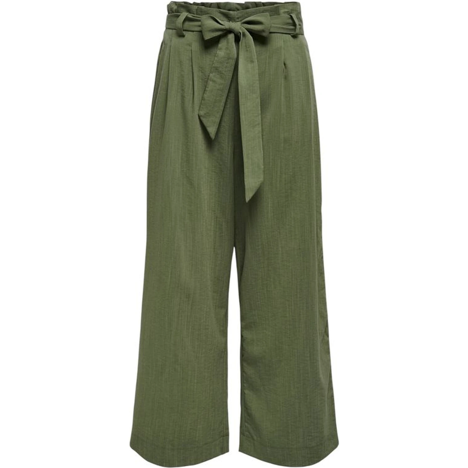 Green Viscose Casual Pants