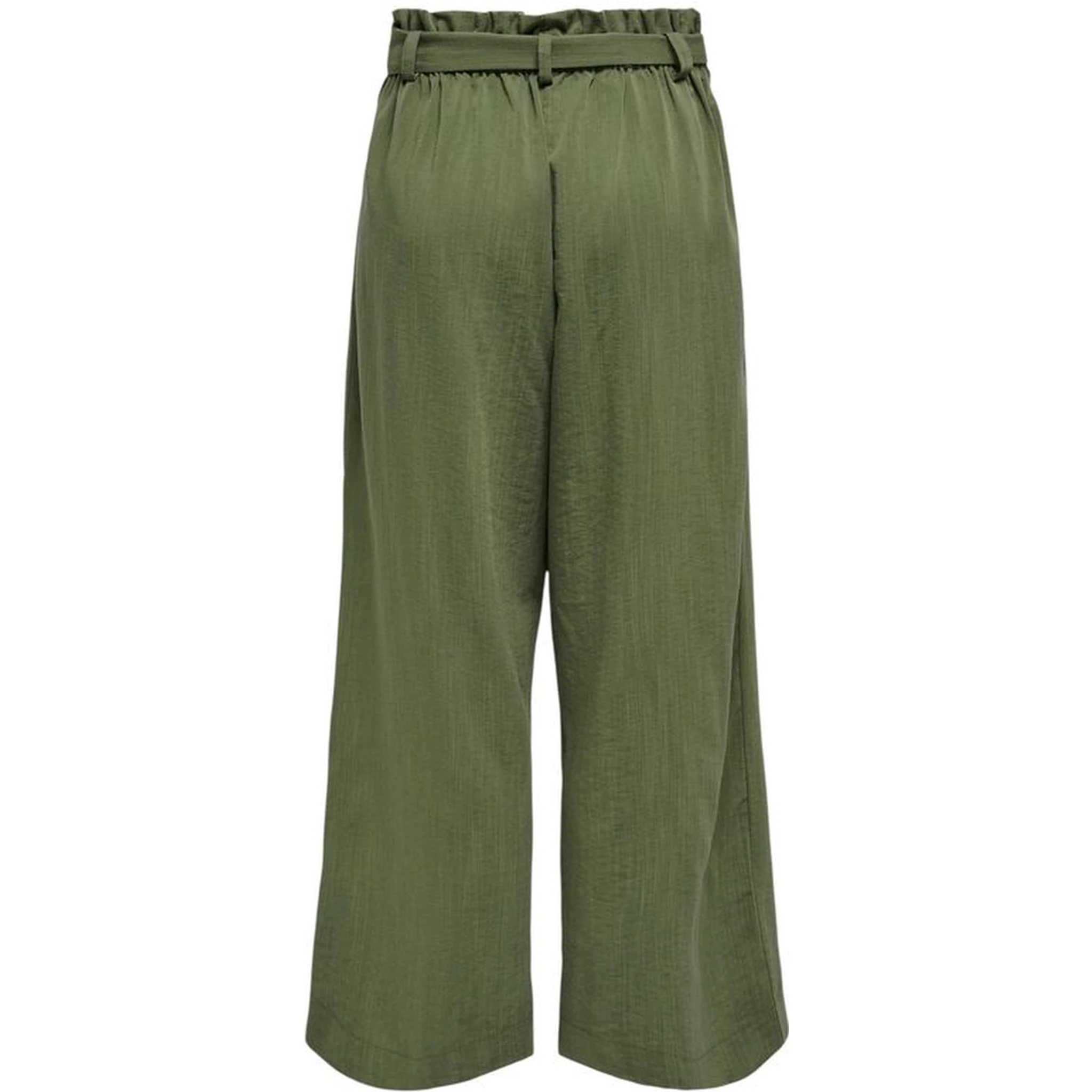 Green Viscose Casual Pants