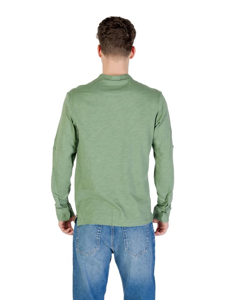 Green Cotton Long Sleeve T-Shirt alternative