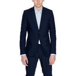 Blue Polyester Blazer