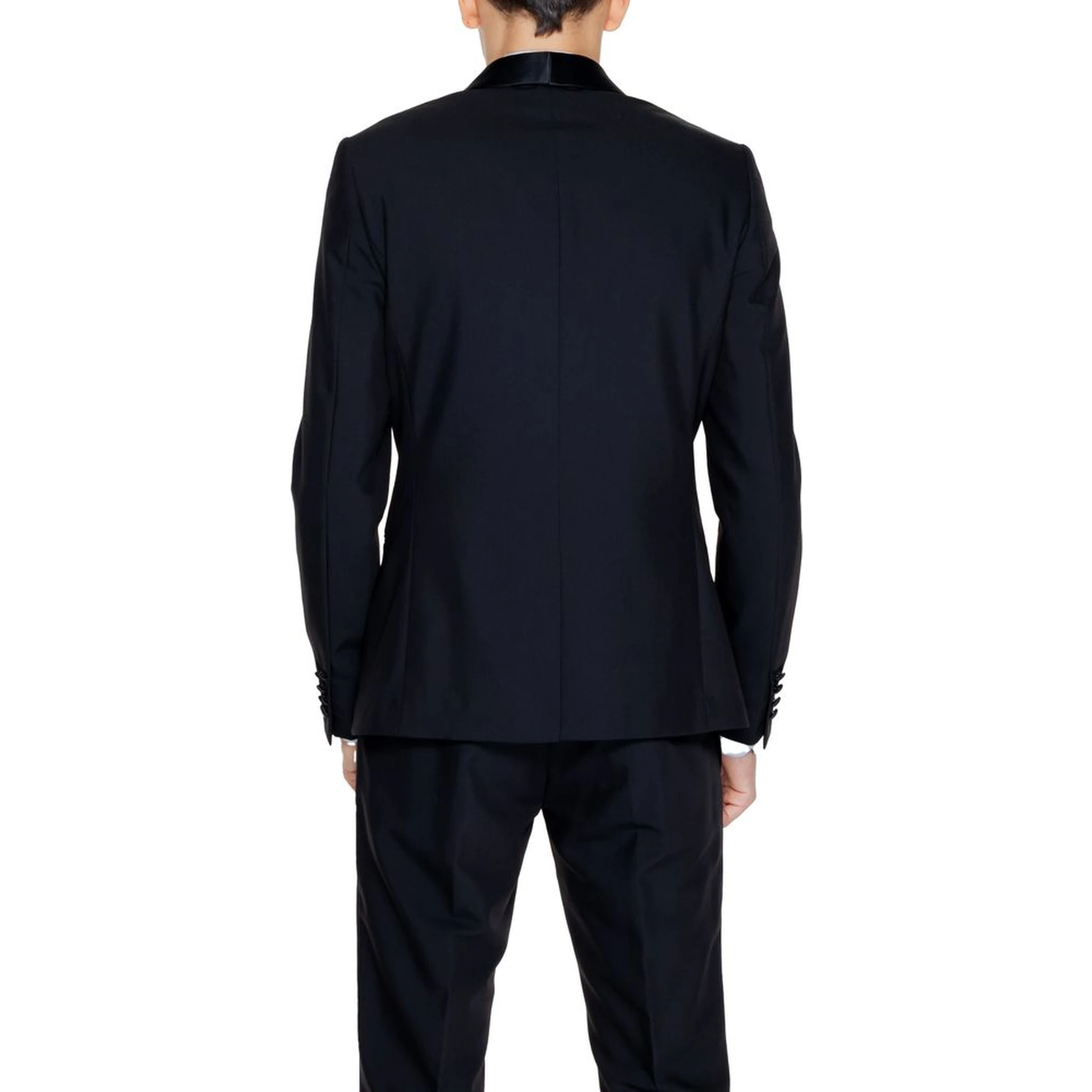 Black Polyester Blazer