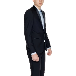 Black Polyester Blazer