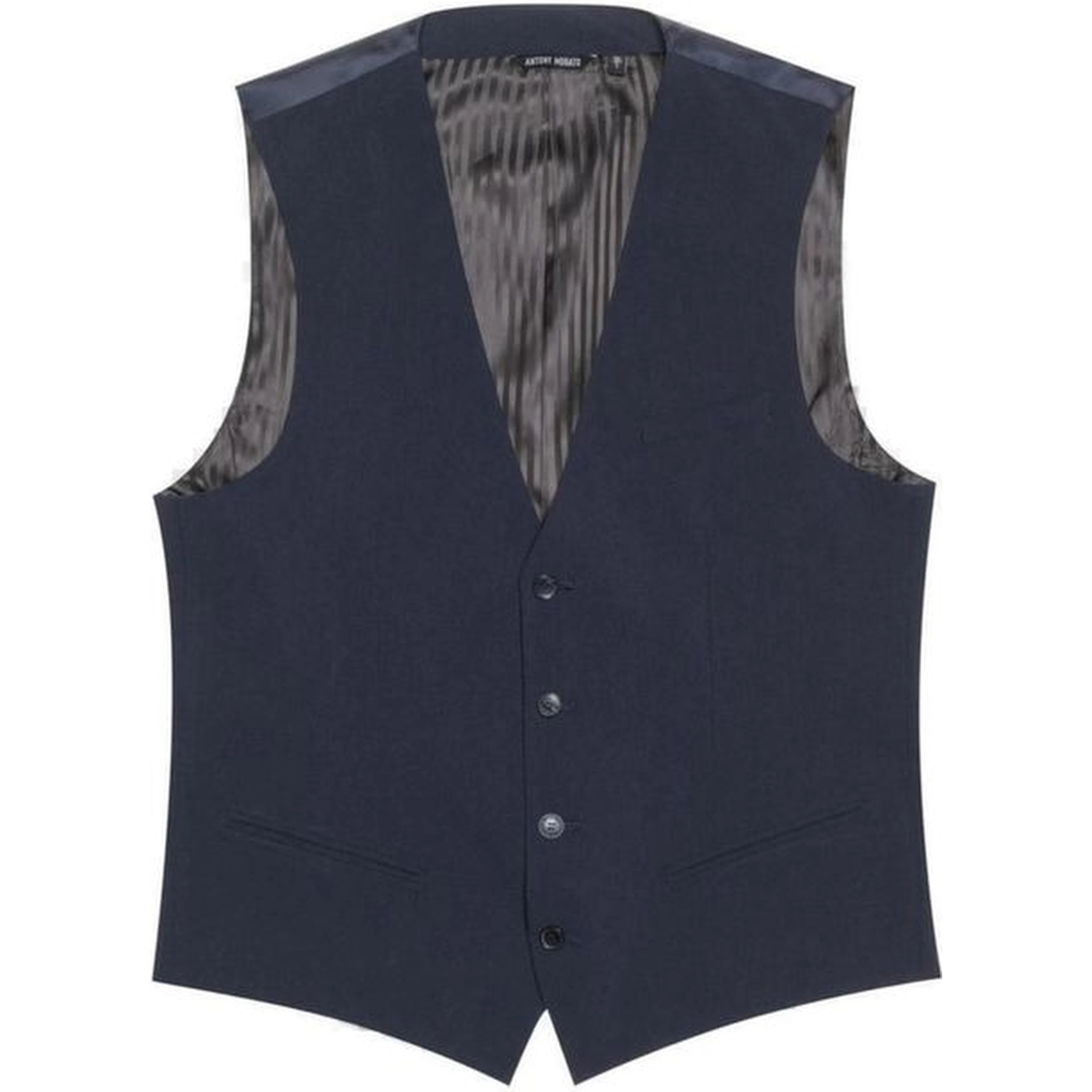 Blue Polyester Waistcoat