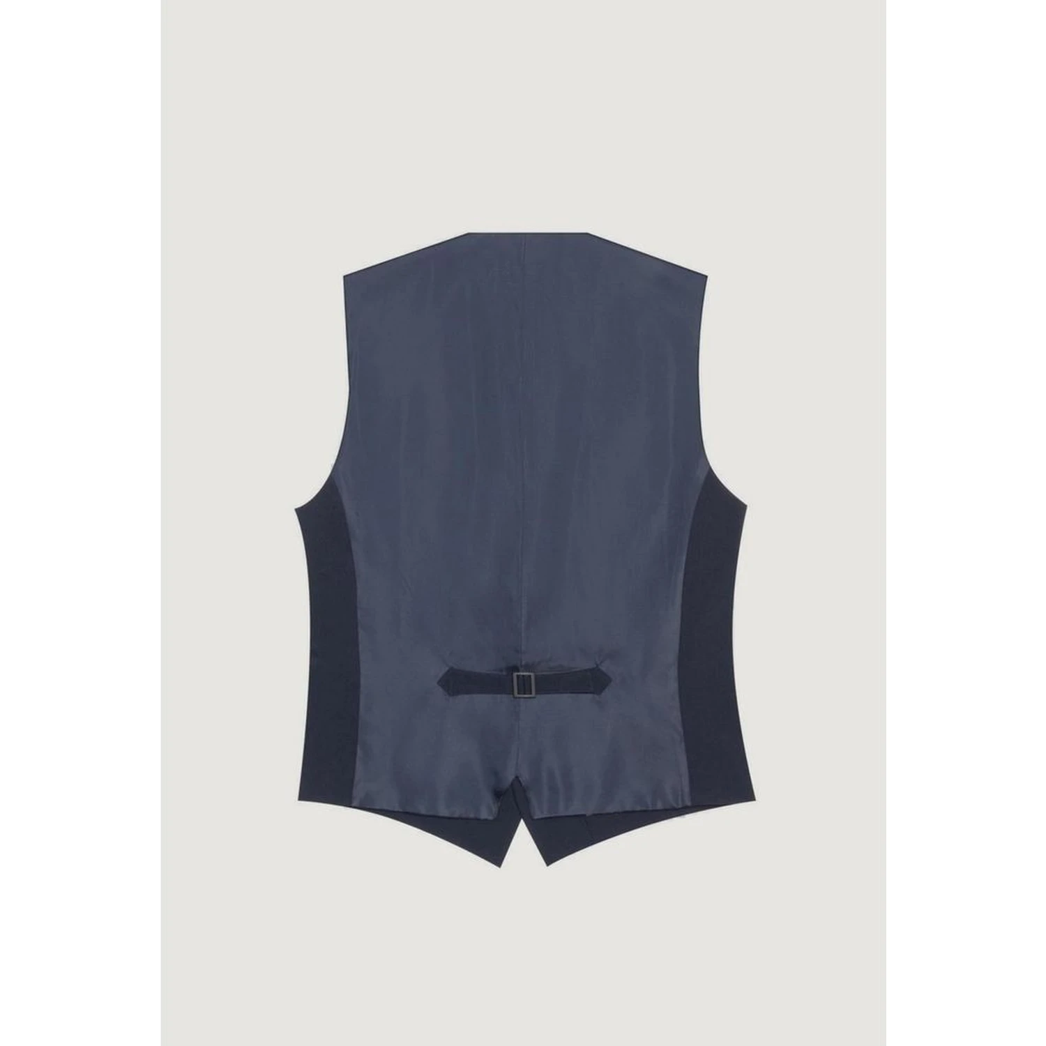 Blue Polyester Waistcoat